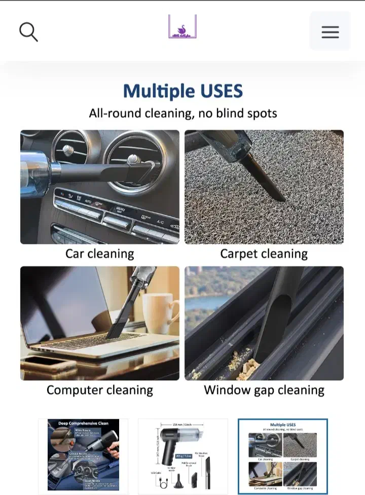 جارو شارژی دمنده و مکنده چند کاره|جاروبرقی، جارو شارژی، بخارشو|رشت, ترمینال|دیوار