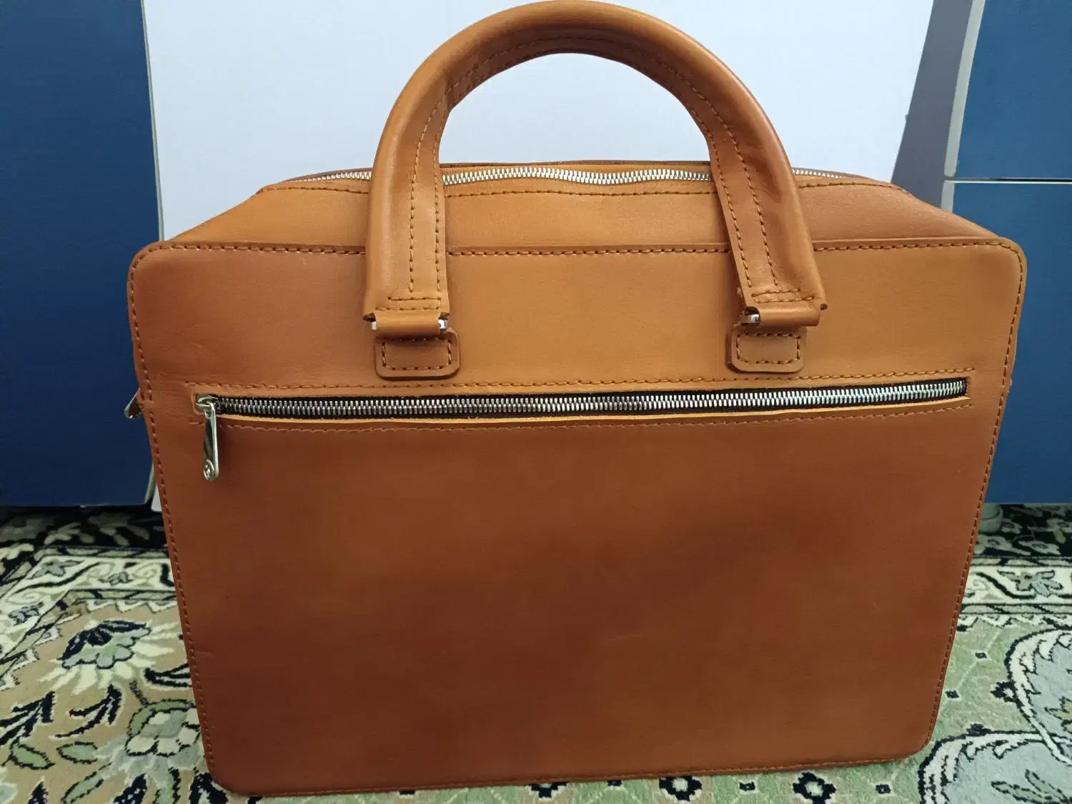 کیف چرم طبیعی مردانه دست دوز|کیف، کفش، کمربند|یزد, |دیوار