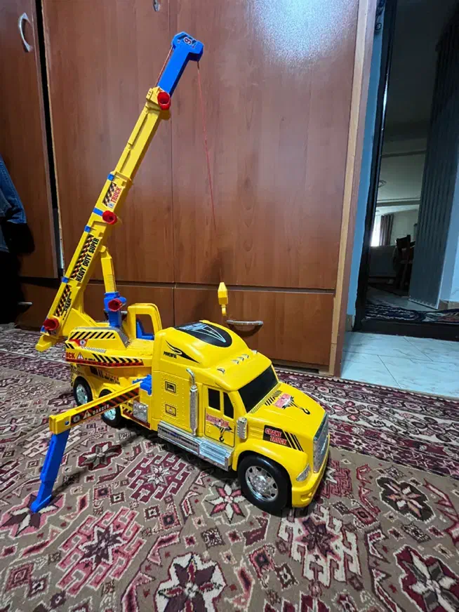 ماشین چرثقیل اسباب بازی|اسباببازی بچه|تالش, هشتپر|دیوار