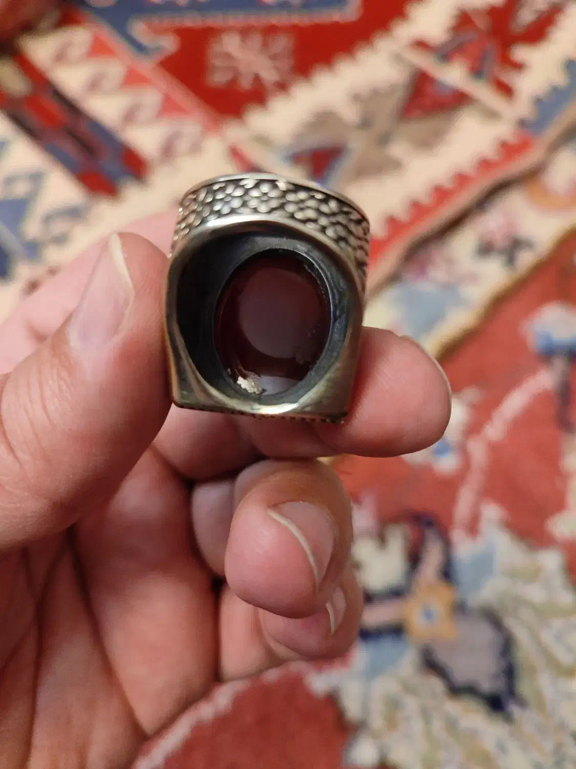 انگشتر کلکسیونی زیبای عقیق|جواهرات|اردبیل, |دیوار