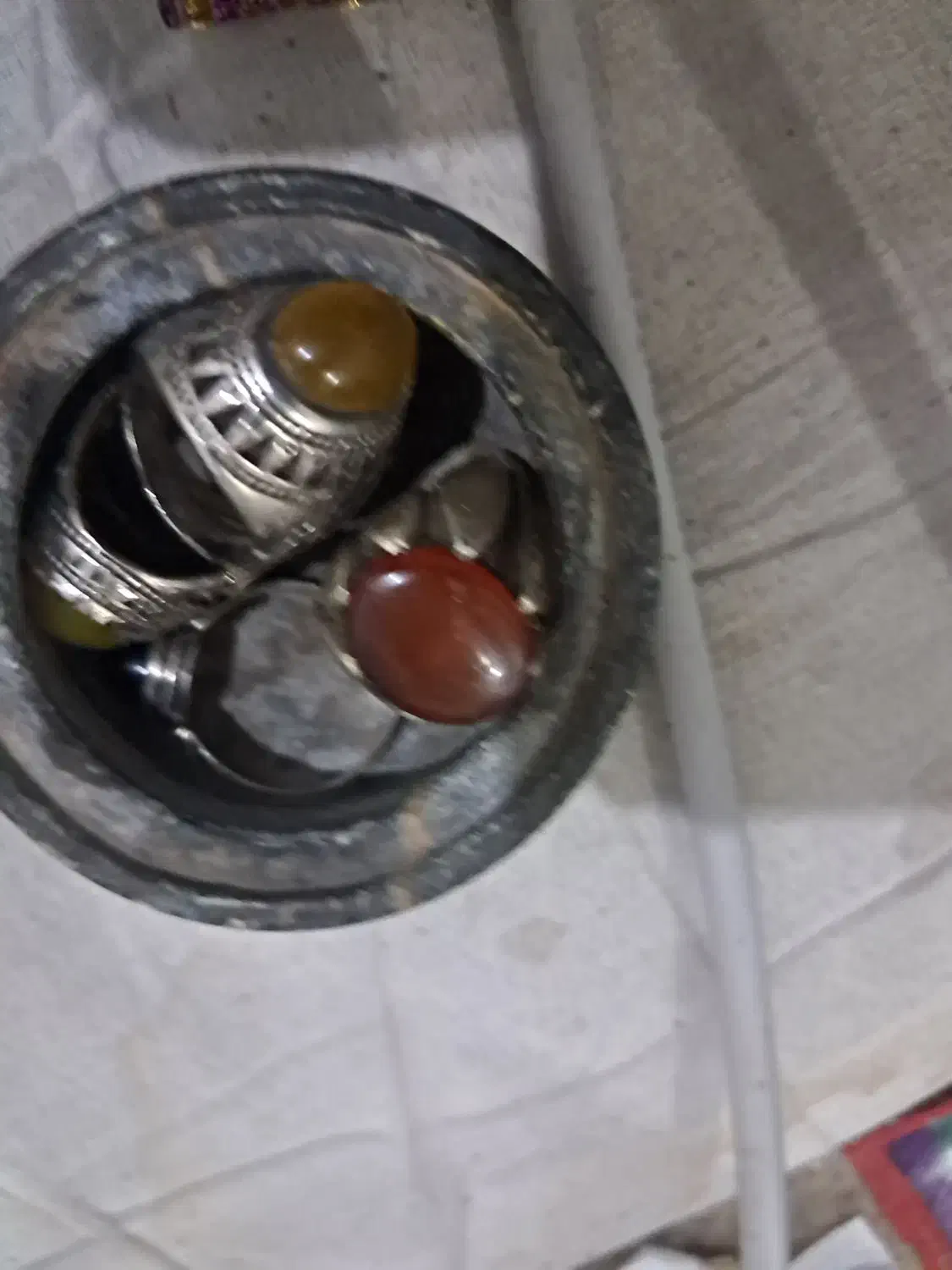 تعدادی انگشتر قدیمی ّ|کلکسیون اشیاء عتیقه|کرمان, |دیوار