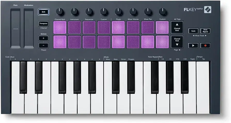 میدی کنترلر و کیبورد نویشن Novation FLkey Mini|پیانو، کیبورد، آکاردئون|تهران, تهراننو|دیوار