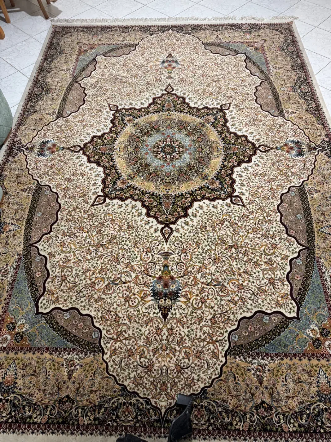 فروش دوعدد فرش ۹ متری هزارشانه درحد نو|فرش|تهران, طرشت|دیوار