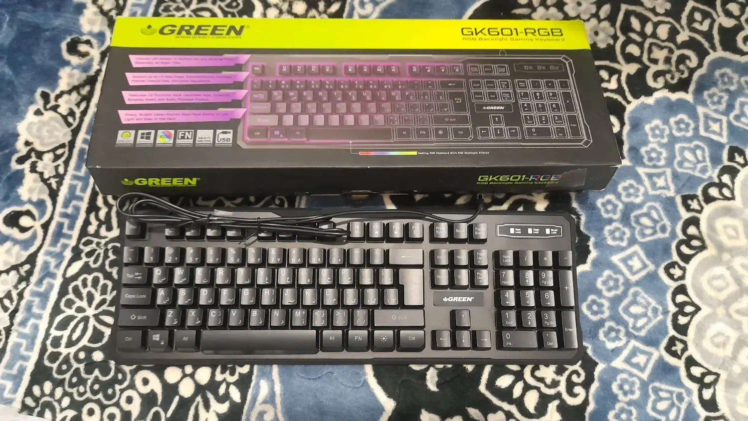 کیبورد گیمینگ GK601|قطعات و لوازم جانبی رایانه|خرم‌آباد, |دیوار