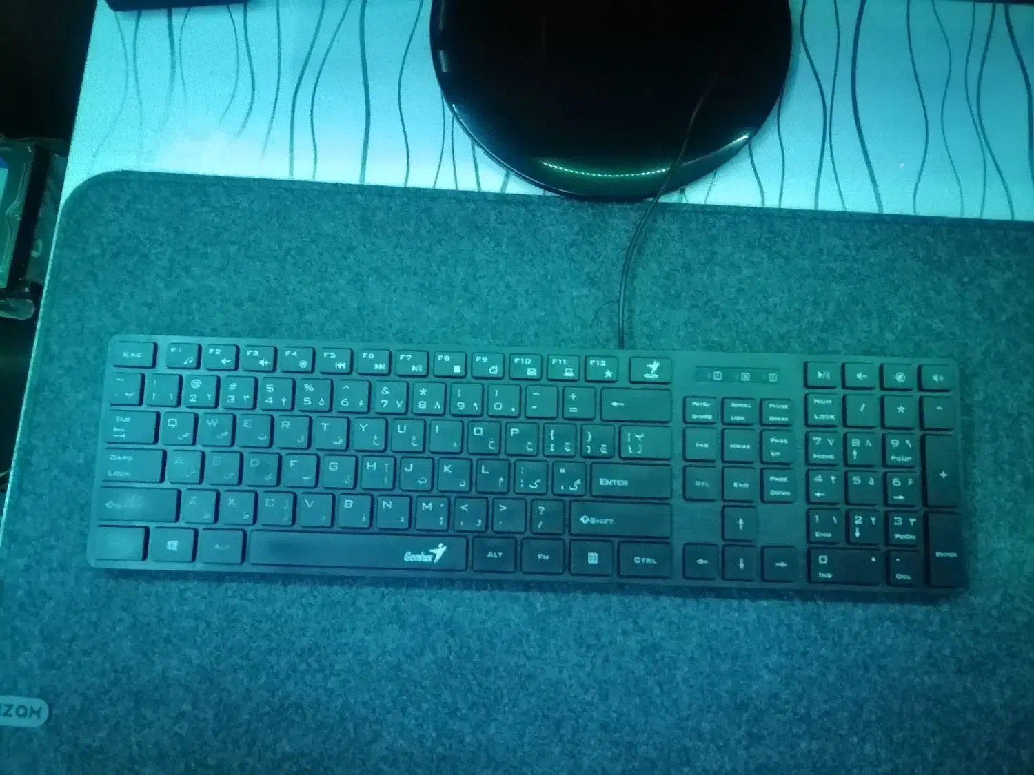 کیبورد جنیوس مدل slim Star 126 Black|قطعات و لوازم جانبی رایانه|کرمان, |دیوار