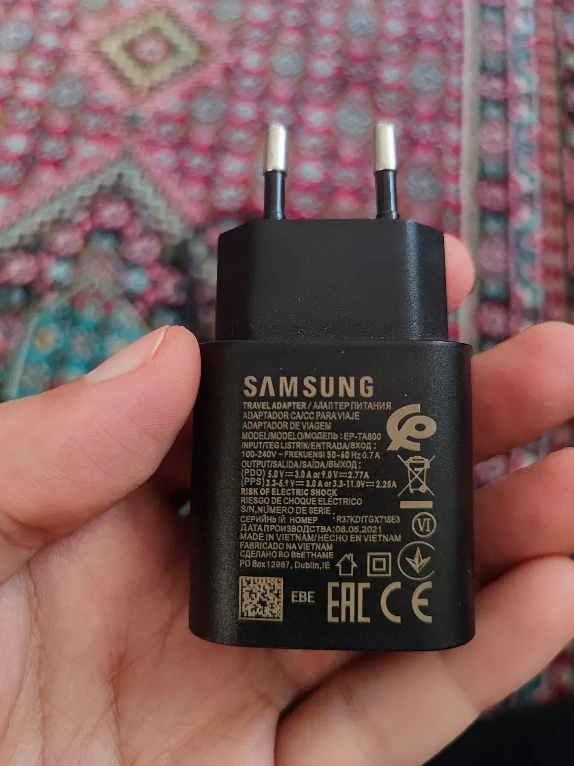 شارژر سوپرفست اصلی سامسونگ 25 واتی|لوازم جانبی موبایل و تبلت|مریوان, |دیوار