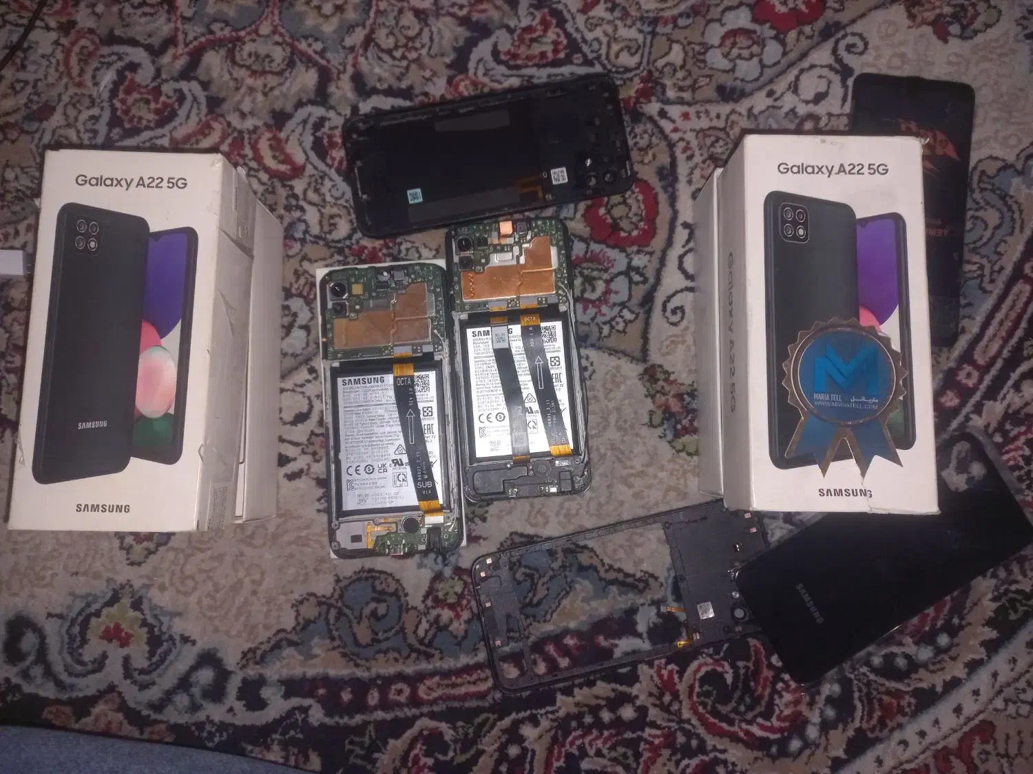 ۲تا گوشی a22 5g تعمیری و ۵تا برد اپل۷|موبایل|تهران, باغ فیض|دیوار