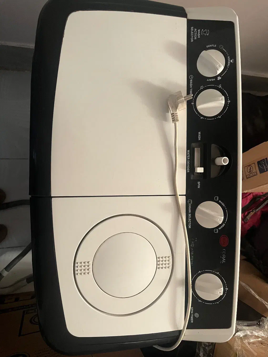 لباسشویی دوقلو کرال ۷ کیلویی|ماشین لباسشویی و خشک‌کن لباس|اردبیل, |دیوار