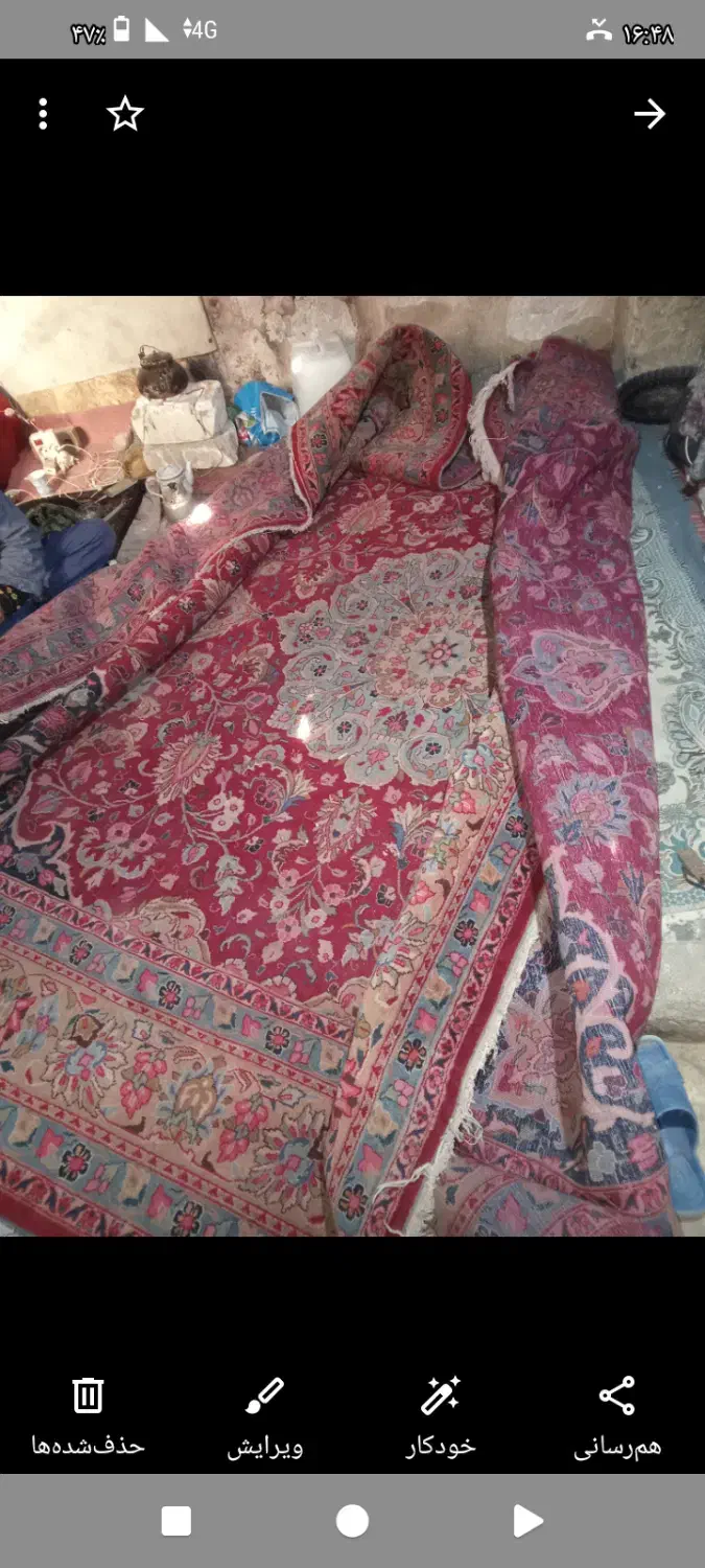 فرش دست بافت 12مفت|فرش|مشهد, خواجه ربیع|دیوار