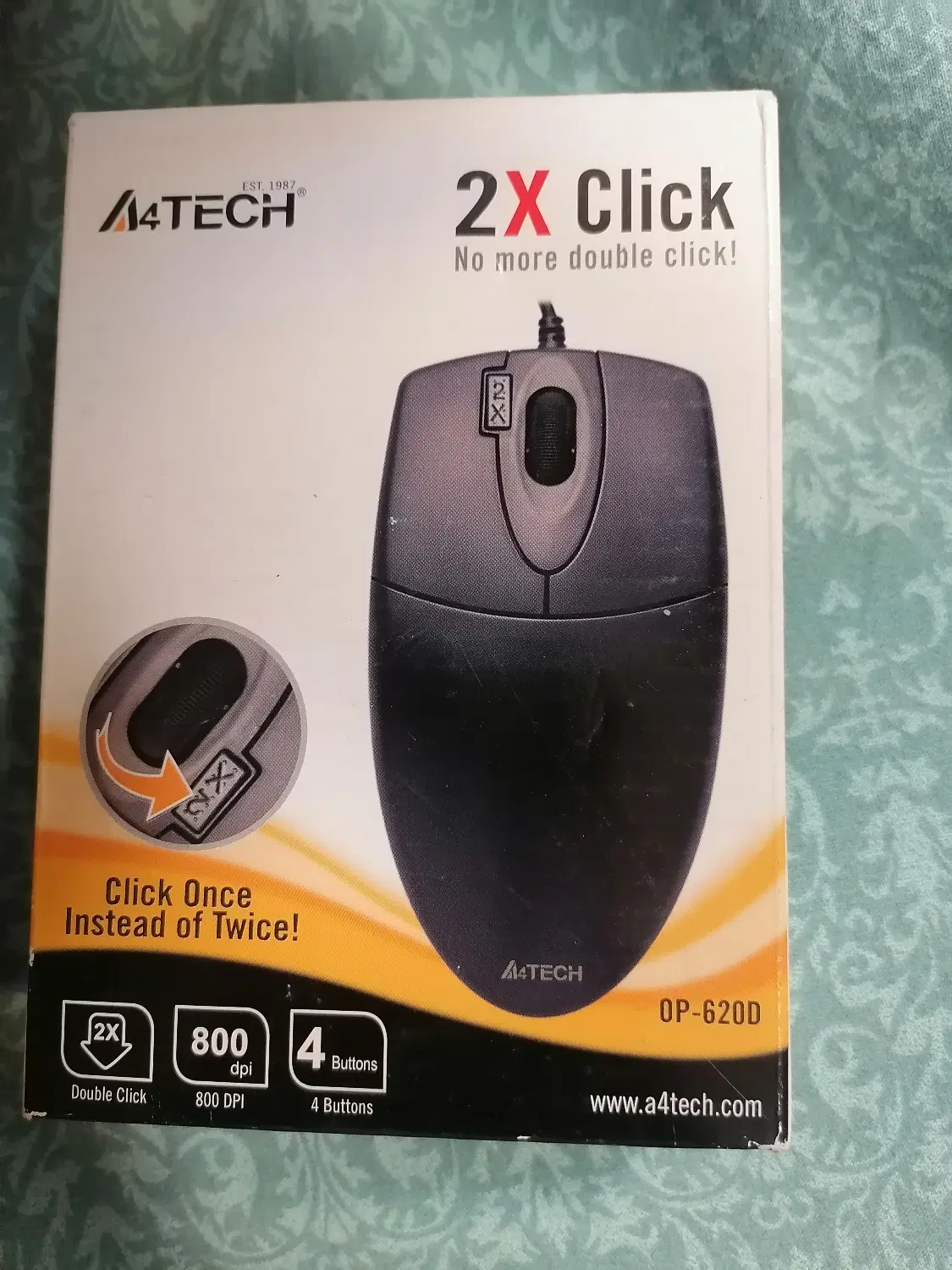 موس با سیم OP-620Dای فورتک A4TECH|قطعات و لوازم جانبی رایانه|تهران, مینای شمالی (مخبر)|دیوار