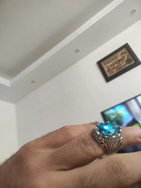 انگشتر آب نقره ۳۸۰ تومان|بدلیجات|تهران, هوانیروز|دیوار