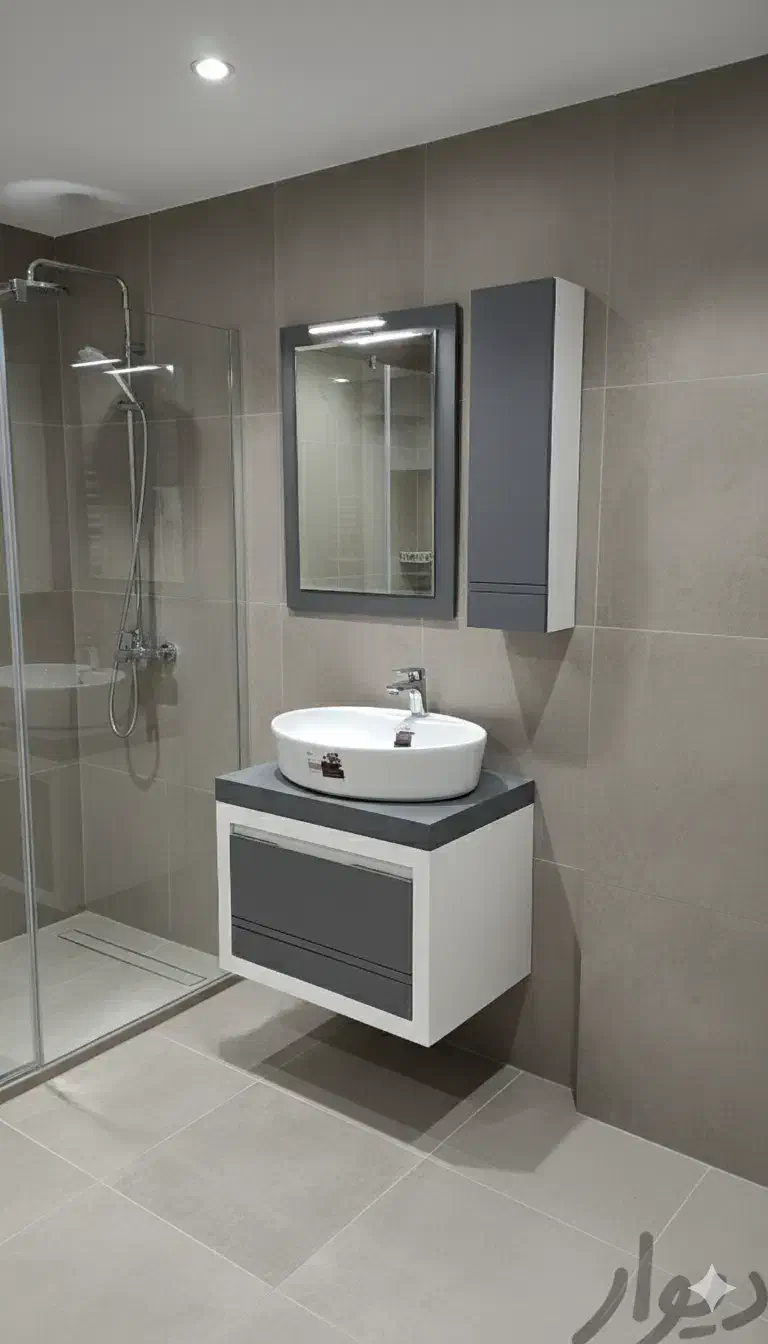 ست های مدرن روشویی PVC در طرح های مختلف|لوازم سرویس بهداشتی|بروجرد, |دیوار