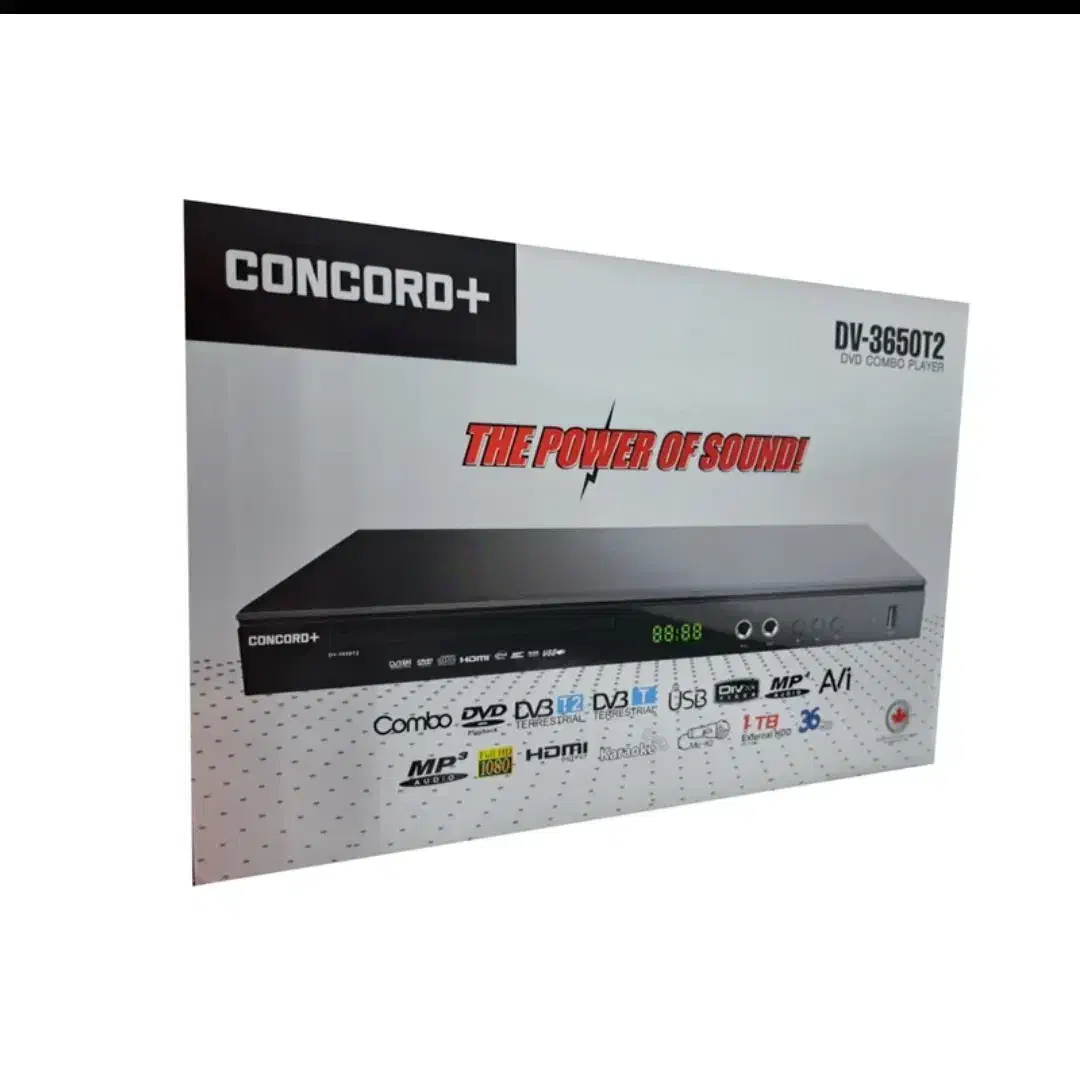 پخش کننده DVD کنکورد پلاس مدل DV-3650T2|پخشکننده DVD و ویدیو|کرج, کمالشهر|دیوار