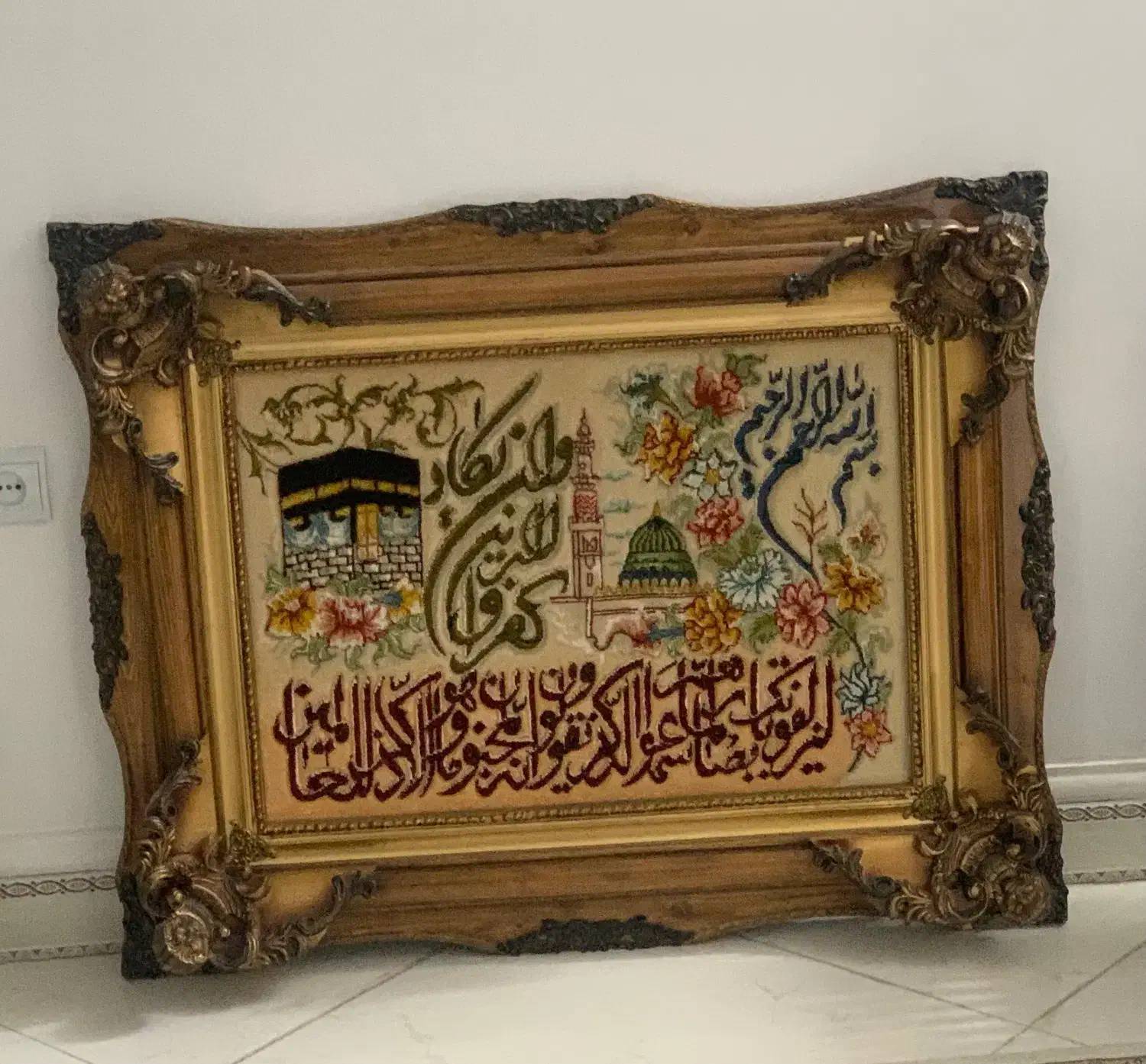 تابلو فرش دستباف قدیمی|تابلو فرش|شهریار, فرارت|دیوار