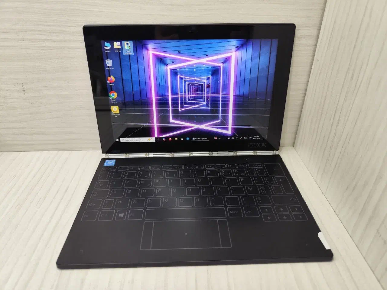 لپتاپ خاص زیبا سبک لمسیLenovo yoga bookچرخش۳۶۰درجه|رایانه همراه|تهران, باغ فیض|دیوار