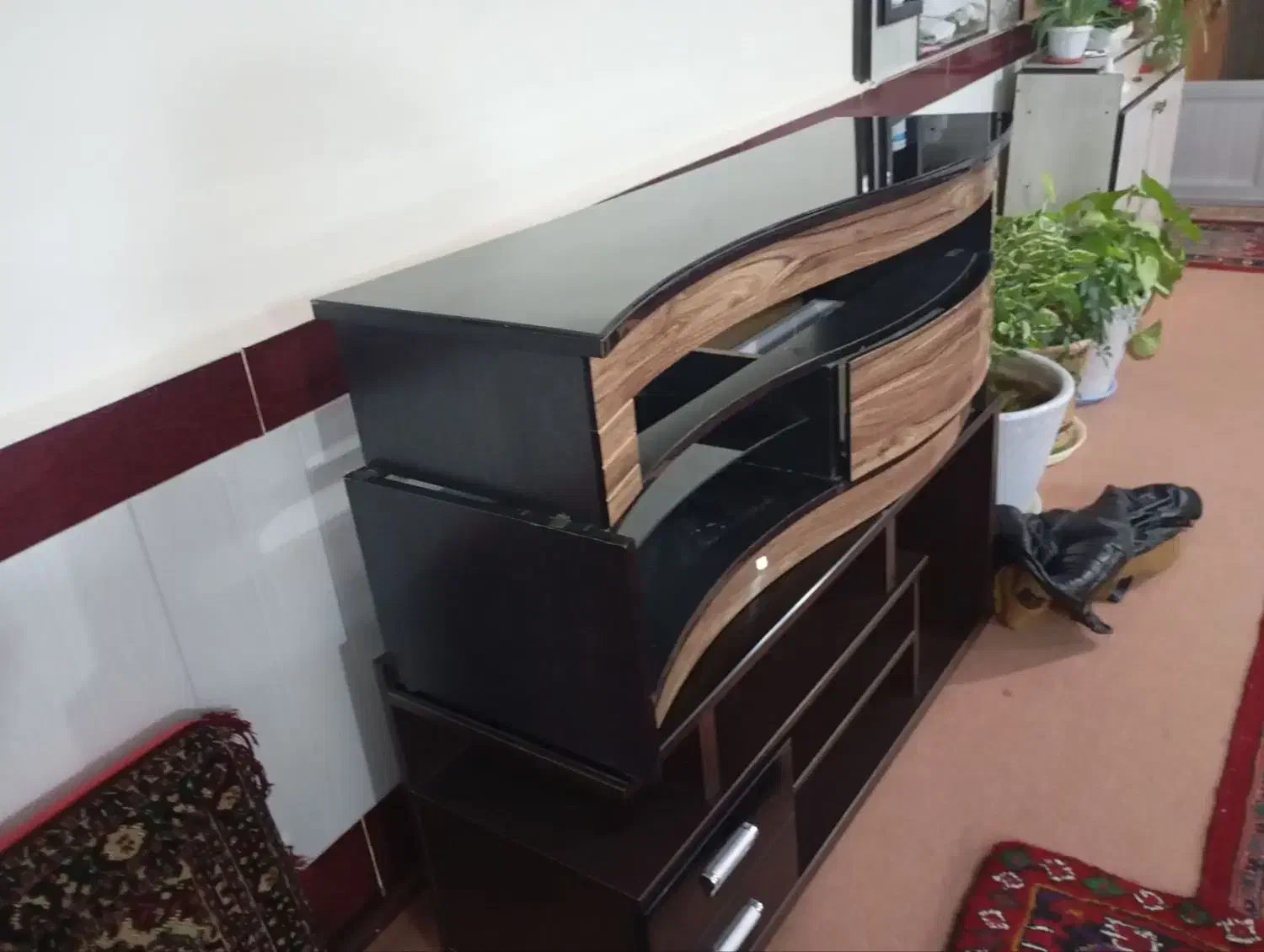 دوتا میز تلویزون|میز تلویزیون|آذرشهر, |دیوار