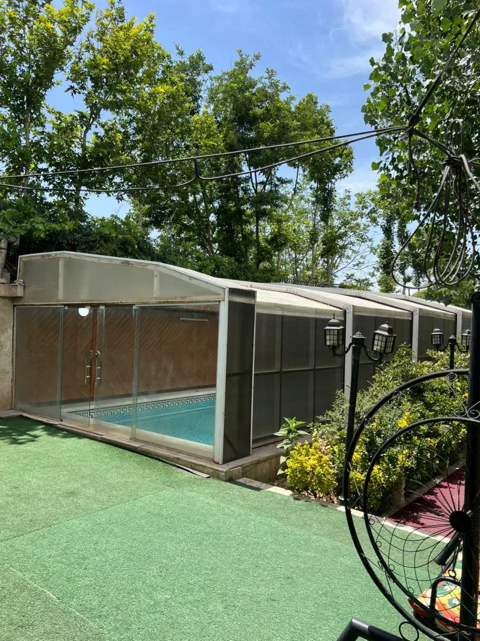 اجاره باغ ویلا استخر اب گرم سرپوشیده مرتب|اجارهٔ کوتاهمدت ویلا و باغ|اسلامشهر, شهرک مهدیه|دیوار