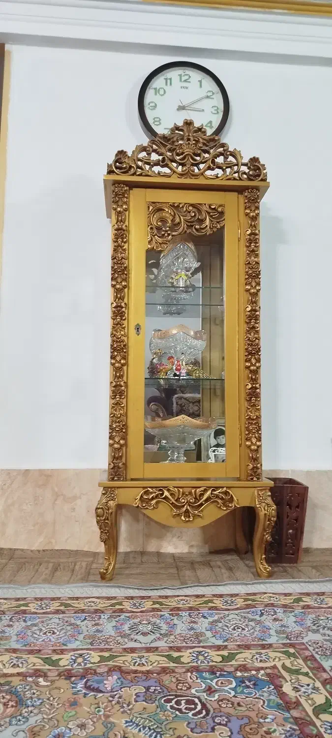 اینه کنسول معرق کاری-بوفه و میز تی وی طلایی|بوفه، ویترین، کنسول|تهران, مشیریه|دیوار