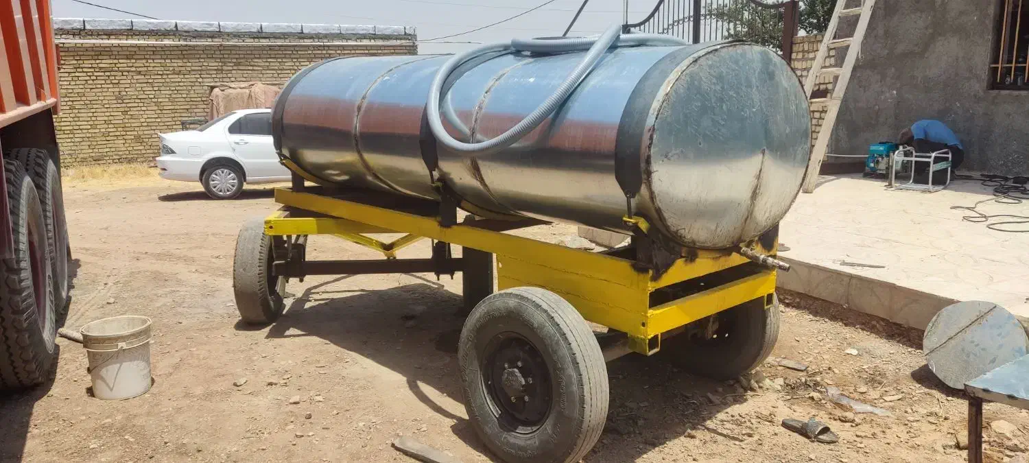 تانکر چهار چرخ 3500لیتری|مصالح و تجهیزات ساختمان|کرمانشاه, |دیوار