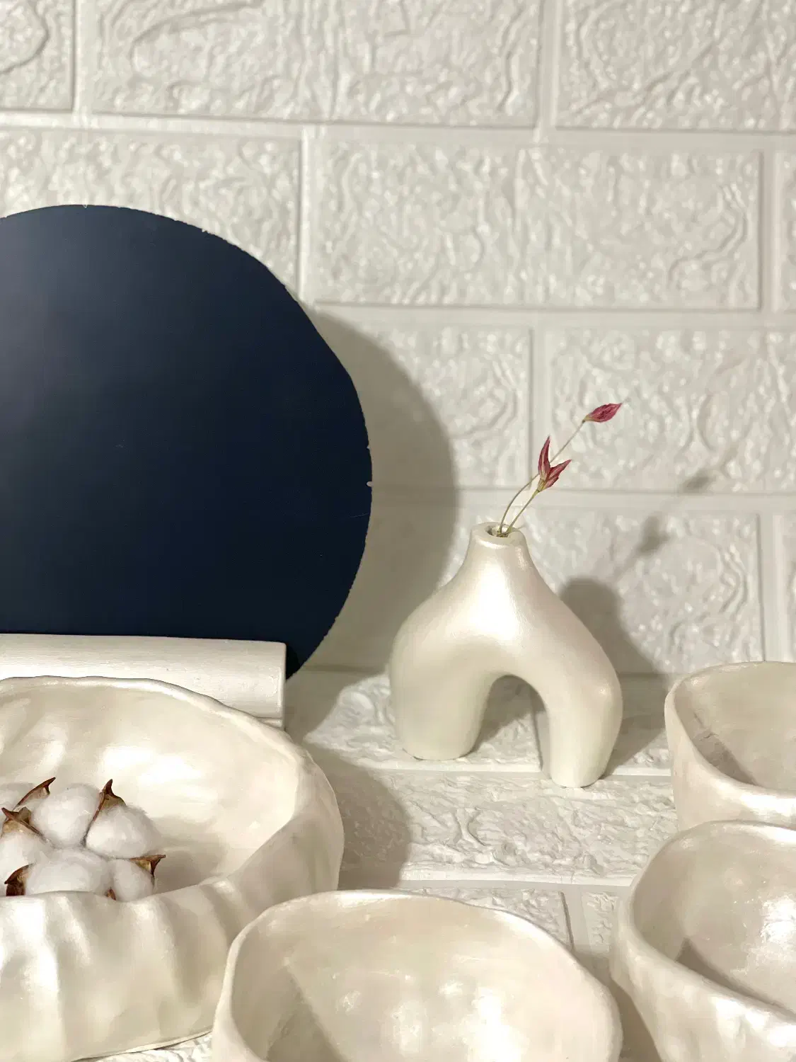 هفتسین دفرمه صدفی|ظروف سرو و پذیرایی|نقده, |دیوار