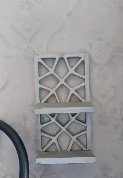 شلف طاقچه گره چینی سنتی دکوری چوبی چوب گردو کاردست|کتابخانه، شلف، قفسه‌های دیواری|تهران, یافت‌آباد|دیوار