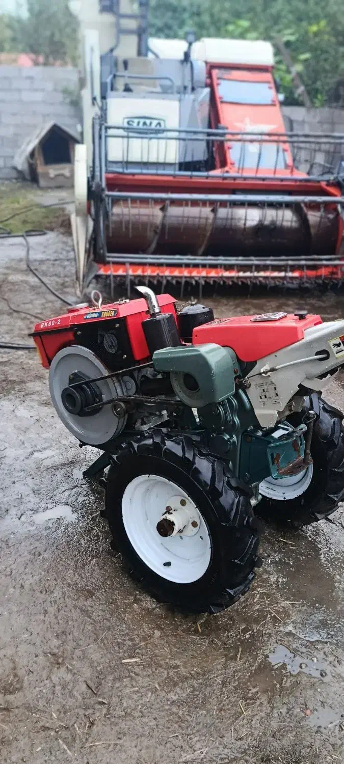 کوبوتا rk80 با بارکش و تمام لوازم|ماشین‌آلات صنعتی|اسالم, |دیوار