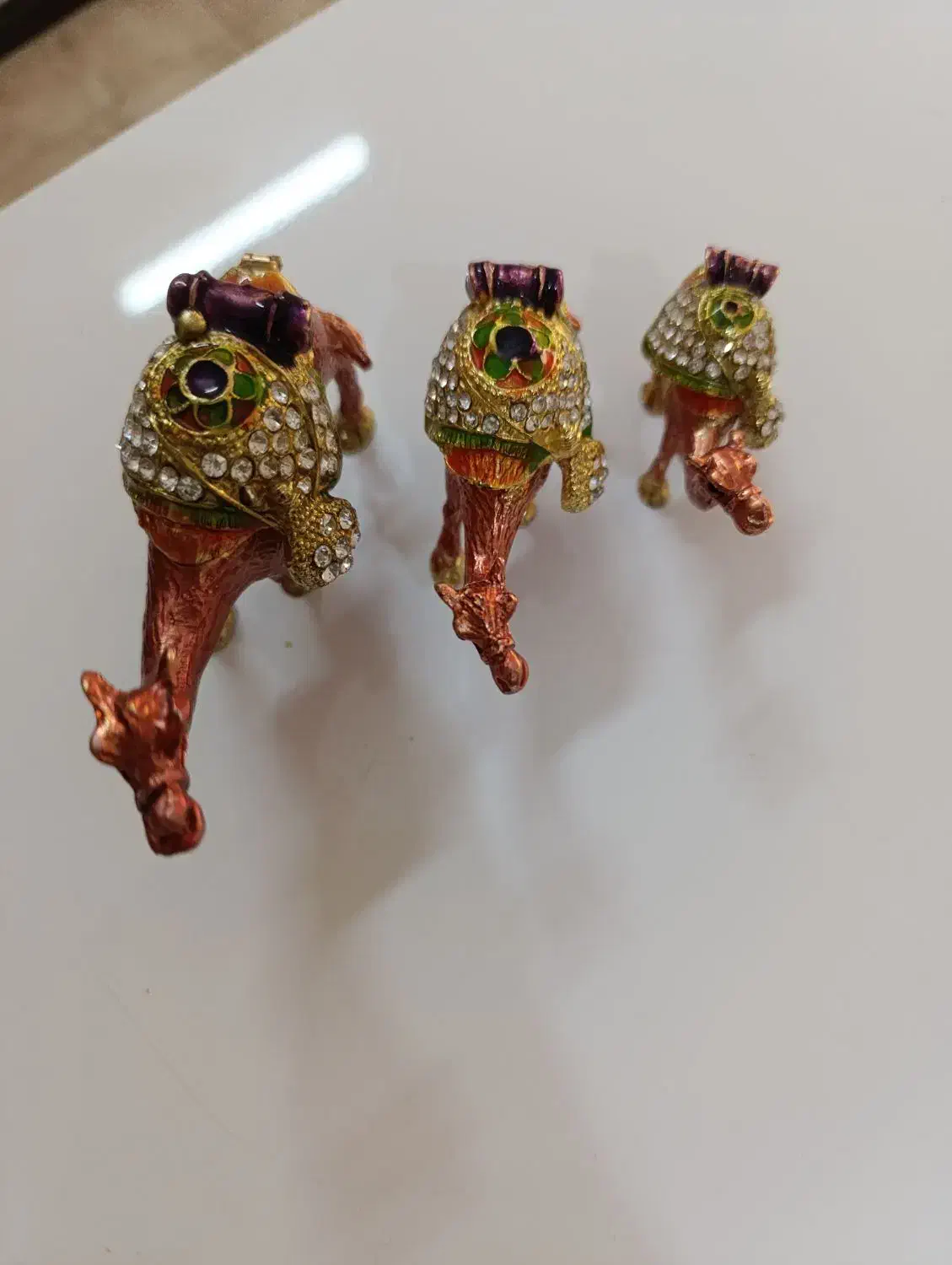 سه عدد شتر تمام مس تزئینی|مجسمه، تندیس، ماکت|مشهد, رضاییه|دیوار