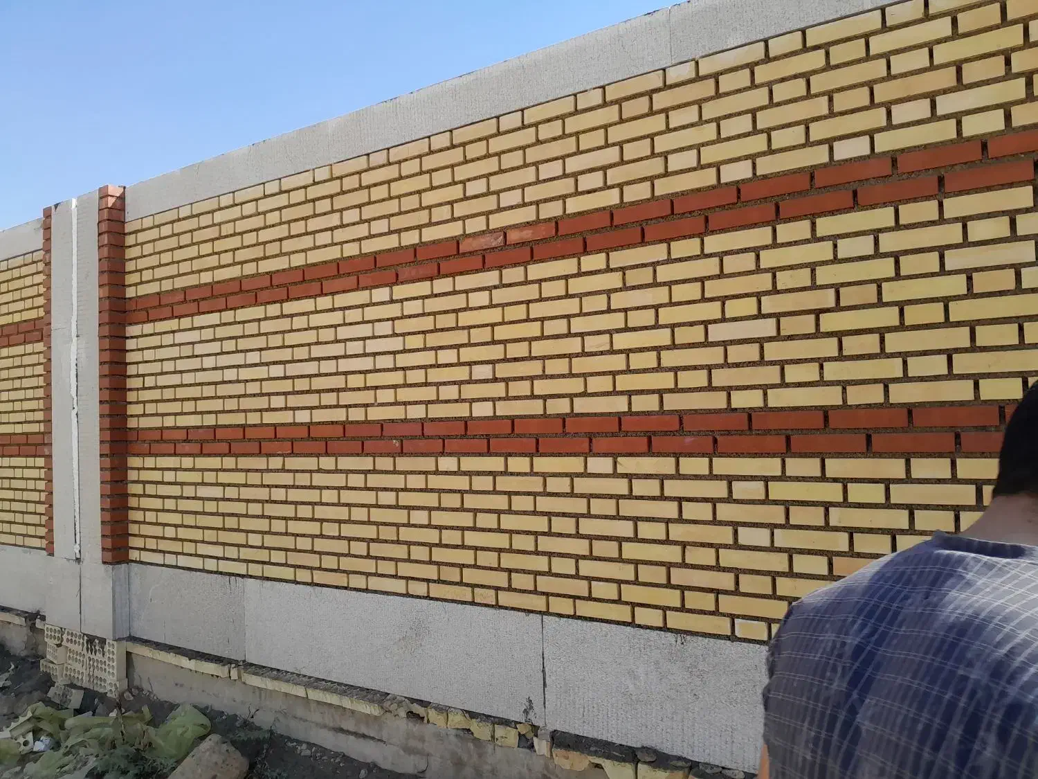 اجرای نمای سنگ و آجر|خدمات پیشه و مهارت|مهر, |دیوار