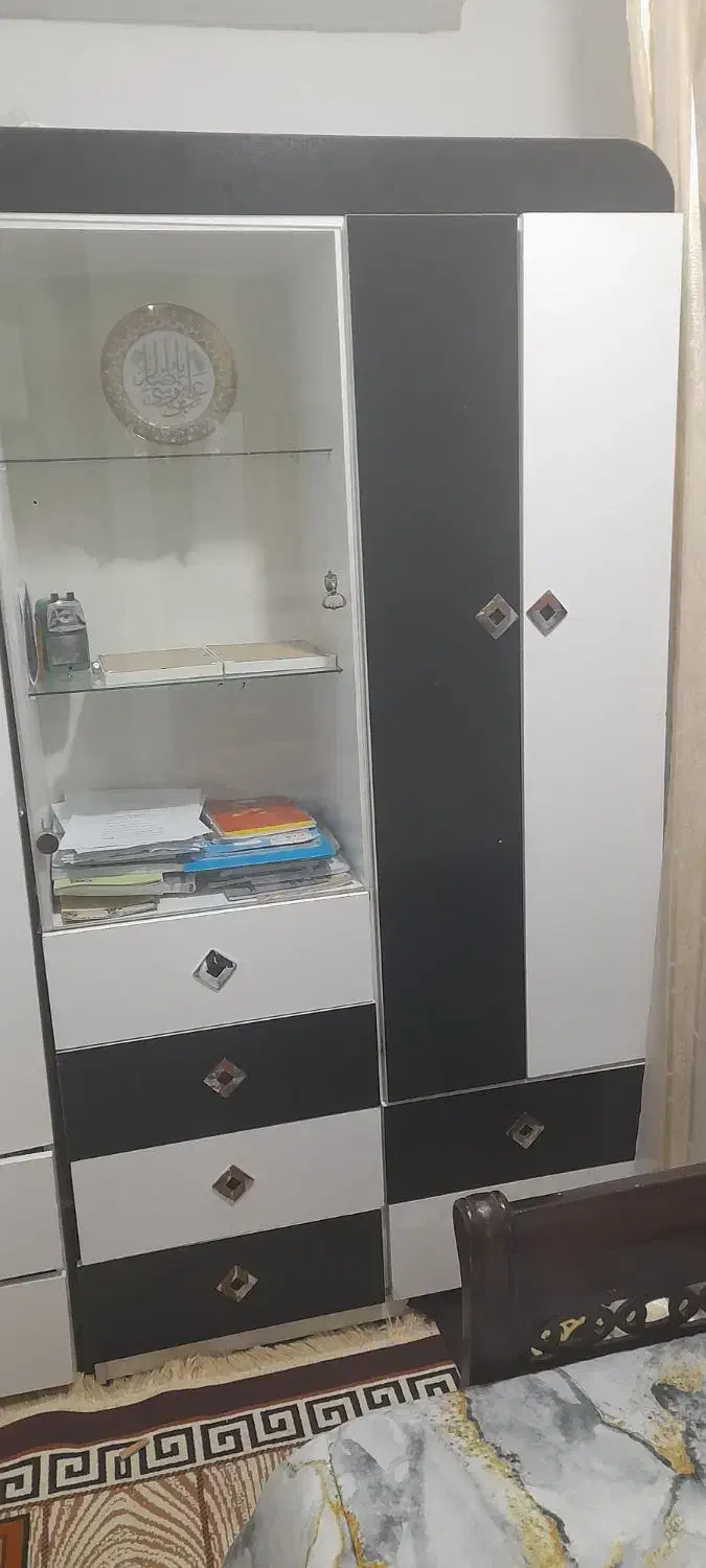 میزارایش ریلی کمدبچه وکمد لباس دوکشو بزرگ|جاکفشی، کمد، دراور|اصفهان, گرکان|دیوار