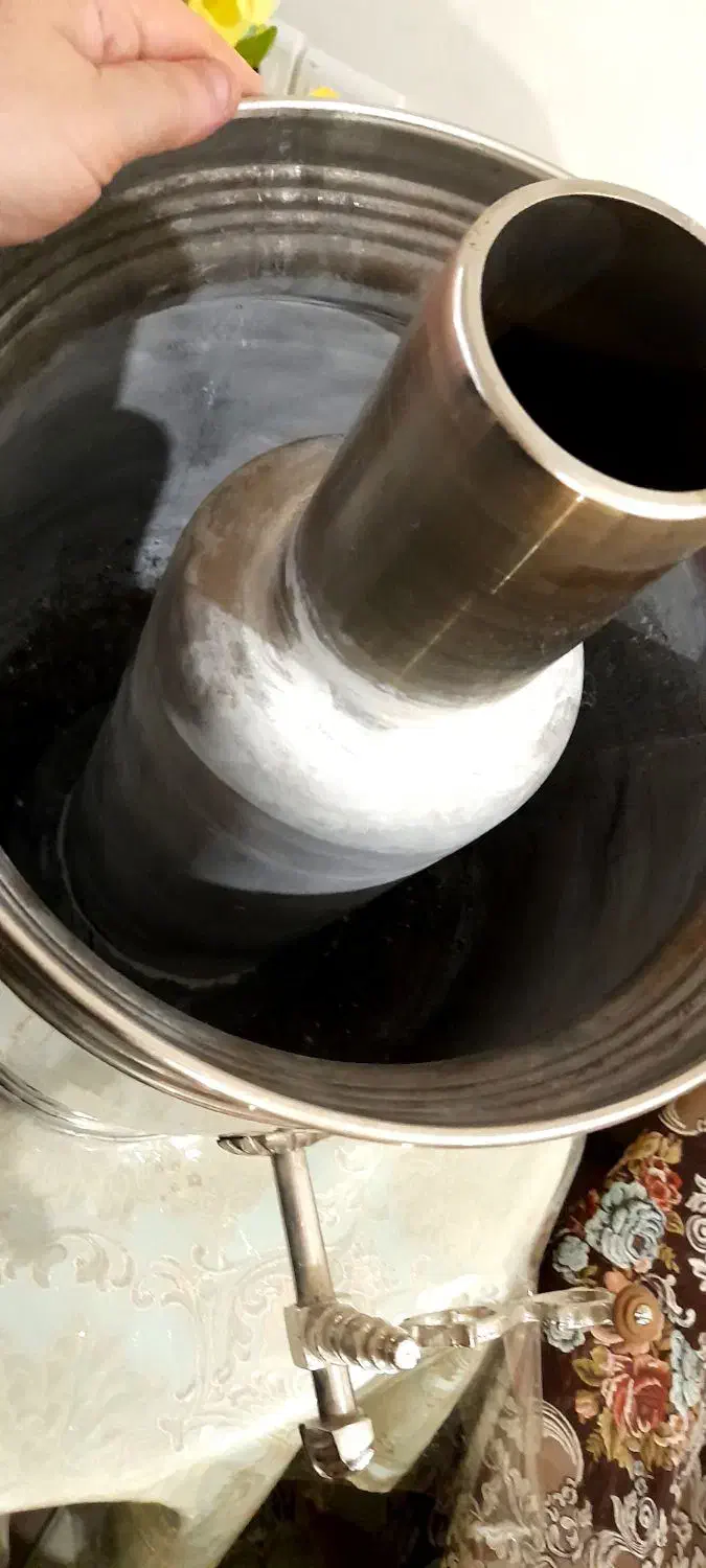 سماور مجلسی ۲۰ لیتری خیلی قدیمی غفاری|سماور، چایساز، قهوهساز|مرند, |دیوار