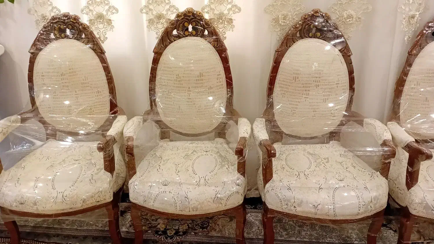 مبلمان راش ۹ نفره|مبلمان خانگی و میز عسلی|صفادشت, |دیوار