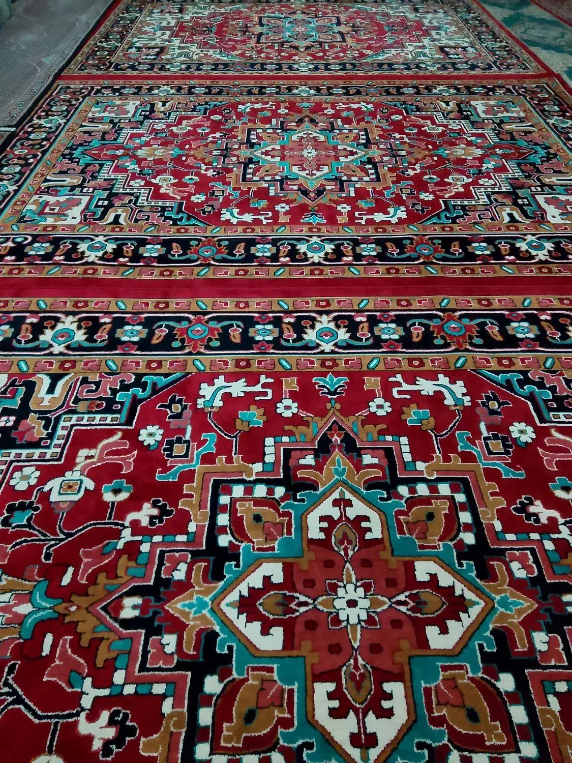 فرش طرح هریس|فرش|تیکمه داش, |دیوار