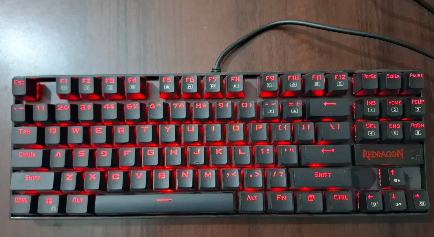 کیبورد رداگون مدل k552 سوئیچ قرمز|قطعات و لوازم جانبی رایانه|باغستان, |دیوار