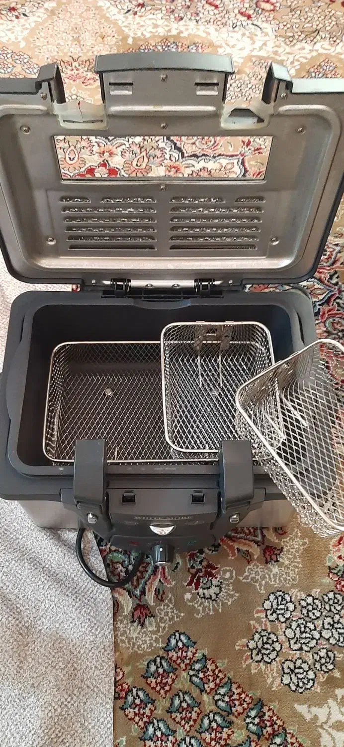 سرخ کن با روغن و هواپز کاملا نو|اجاق گاز و لوازم برقی پختوپز|مرودشت, دولت آباد|دیوار