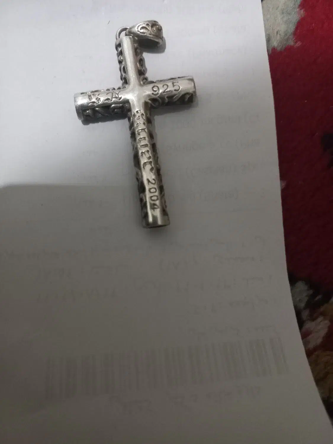 گردنبند صلیب نقره|جواهرات|جهرم, |دیوار