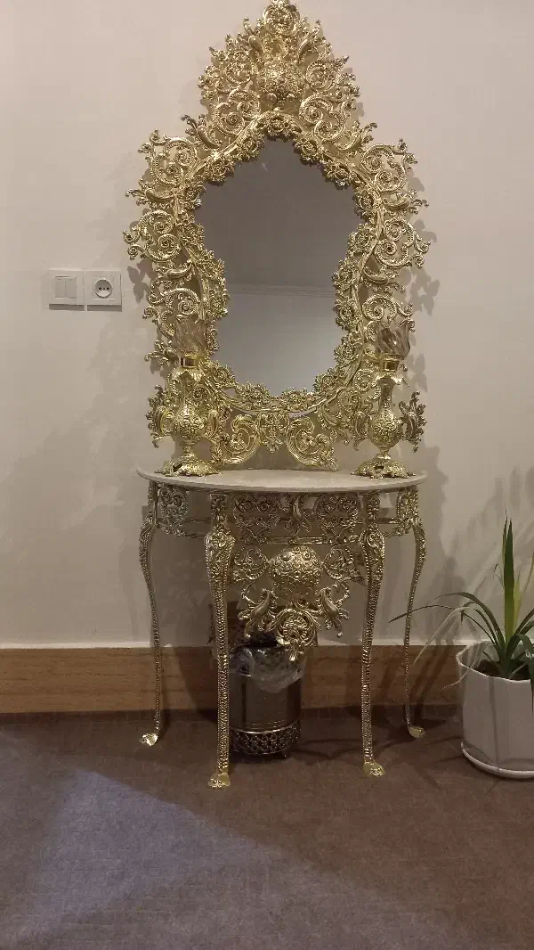 آینه شمعدان|بوفه، ویترین، کنسول|آذرشهر, |دیوار