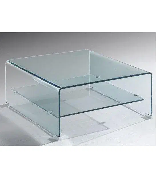 میز جلومبلی شیشه‌ای شلف‌دار - مدرن اما ارزان‌تر|مبلمان خانگی و میز عسلی|باغستان, |دیوار