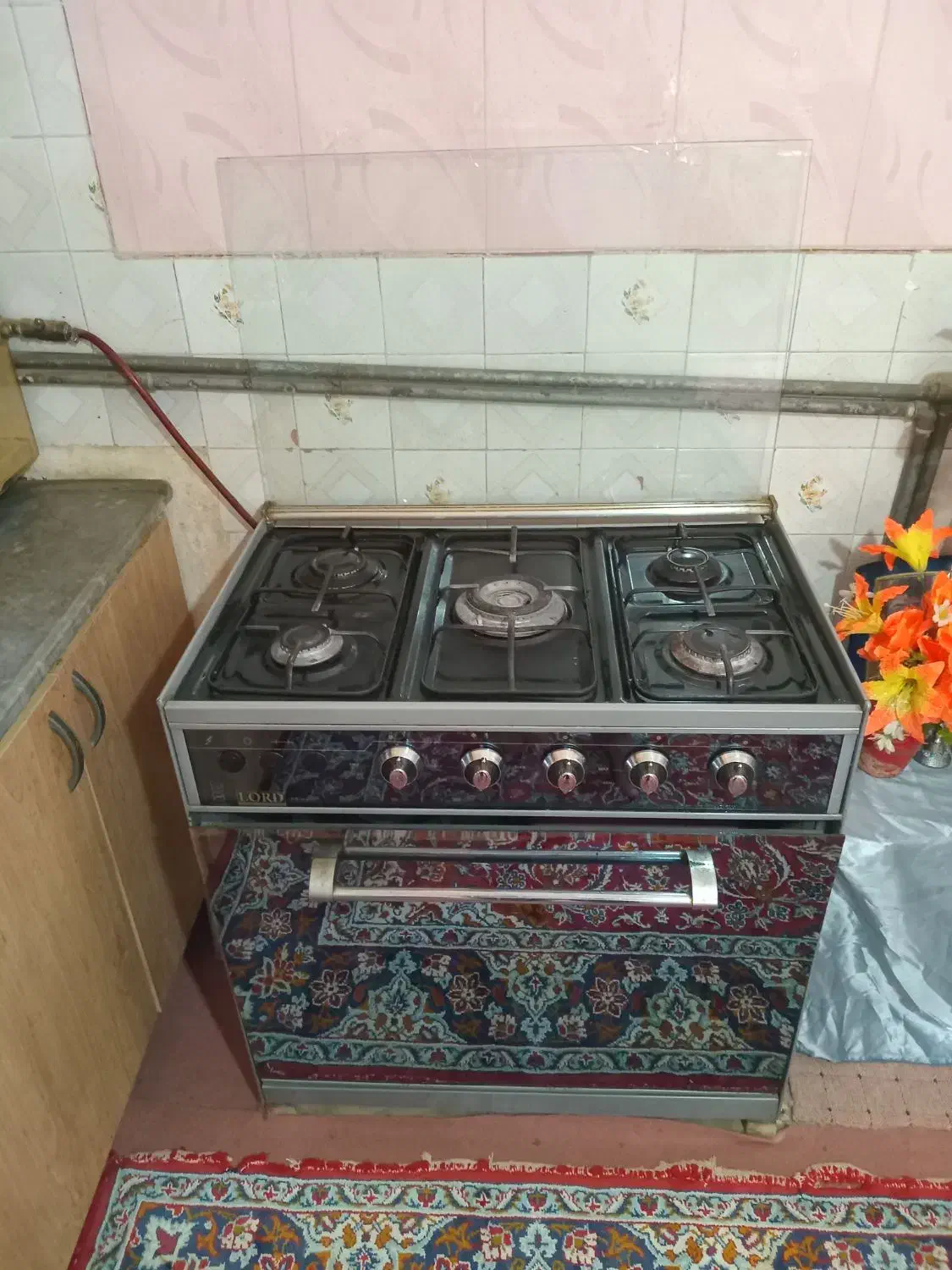 گاز طرح فر ۵ شلعه در حد نو سالم|اجاق گاز و لوازم برقی پخت‌وپز|سبزوار, هویزه|دیوار