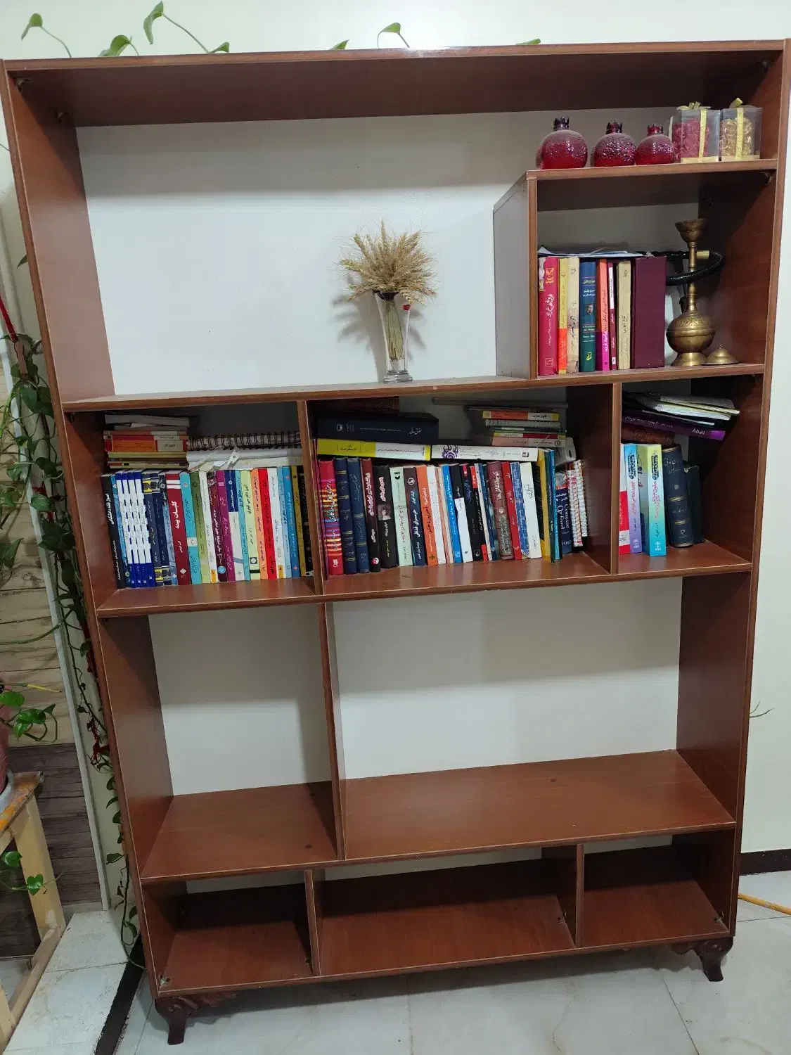 کتابخانه بزرگ محکم و شیک|کتابخانه، شلف، قفسه‌های دیواری|اهواز, کوی باهنر|دیوار