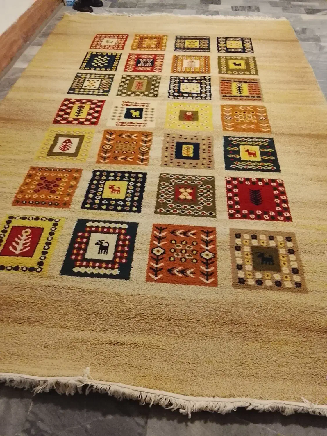 فرش6متری طرح گبعه|فرش|کیش, |دیوار