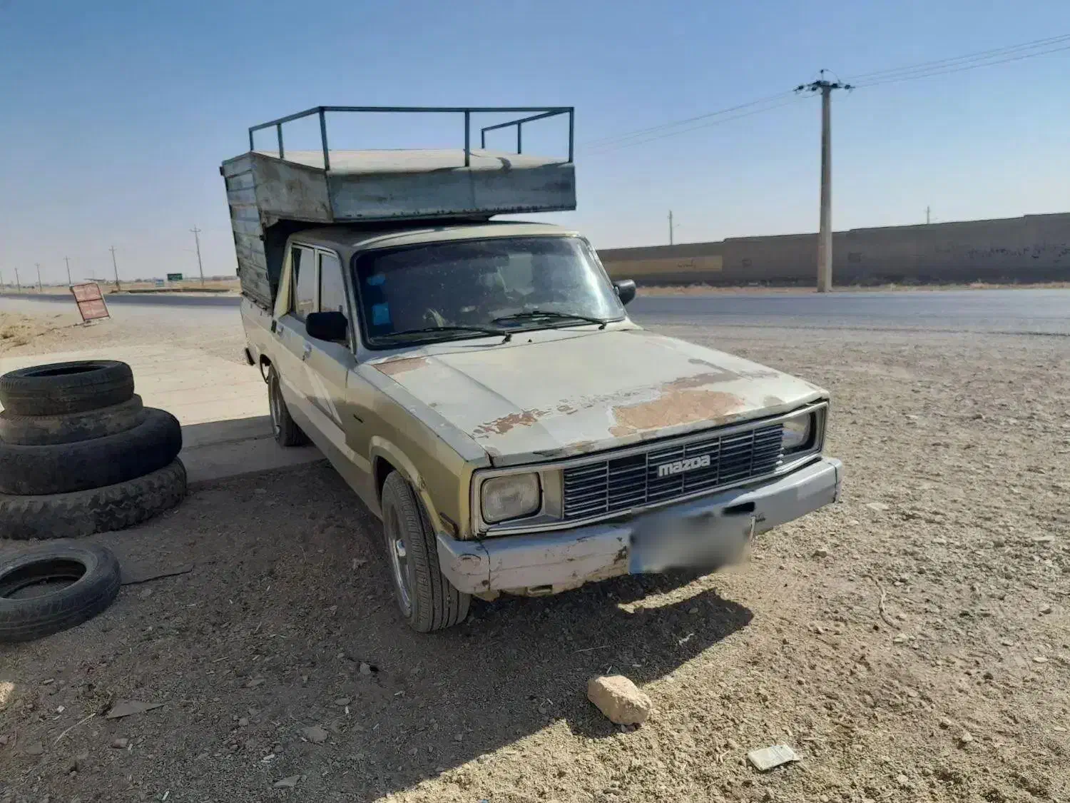 مزدا دوکابین مدل۸۴ معاوضه با پیکان سواری|خودرو سواری و وانت|فرمهین, |دیوار