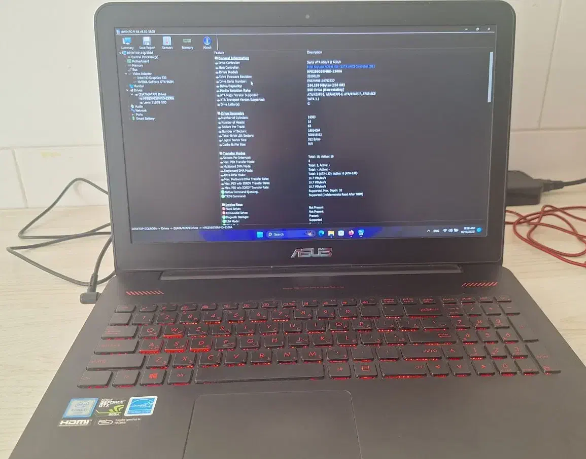 لب تاپ asus n552vw|رایانه همراه|سیرجان, |دیوار