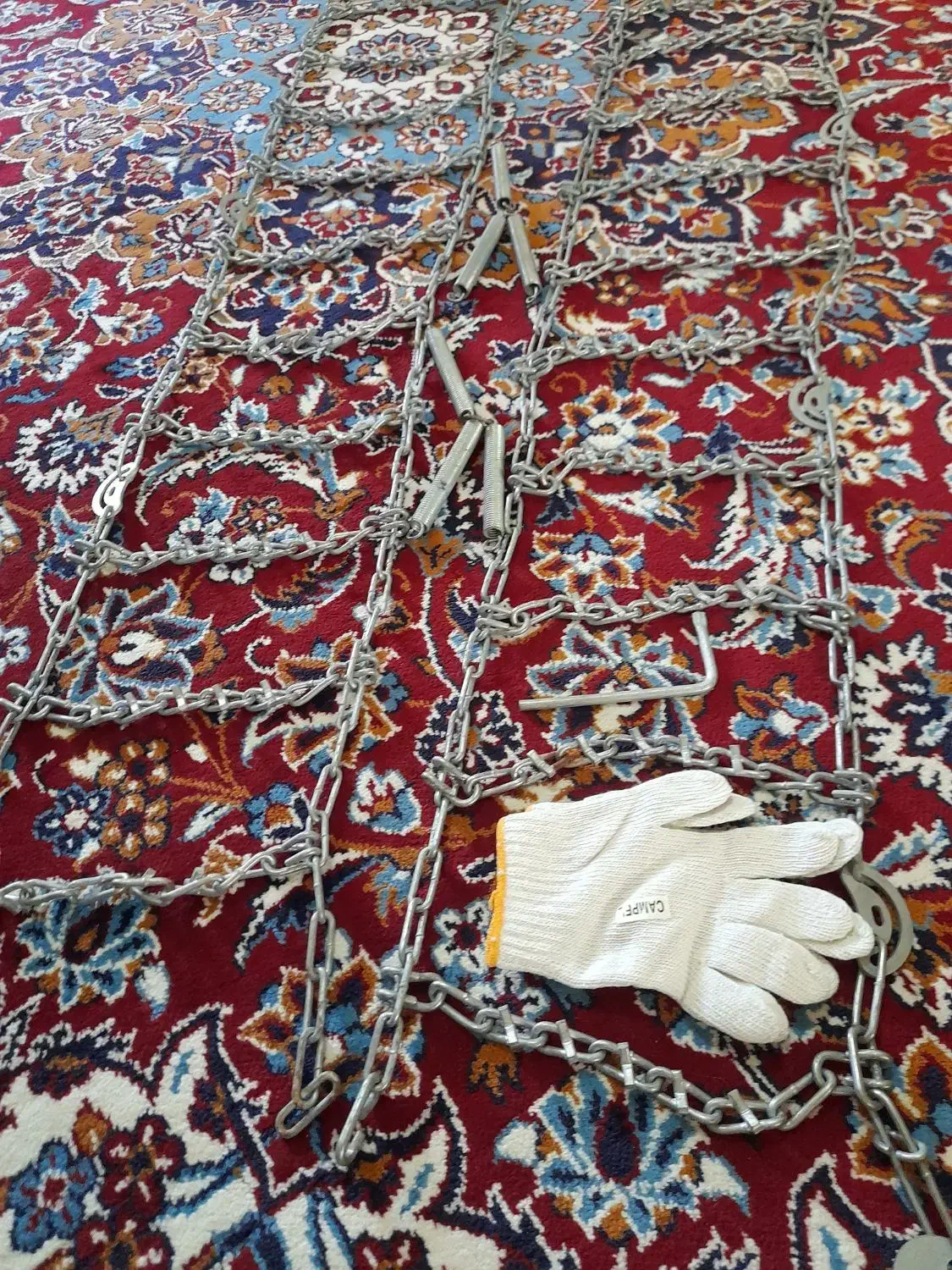 زنجیر چرخ پراید مثلث خطر|قطعات یدکی و لوازم جانبی|قدس, شهر‌قدس|دیوار