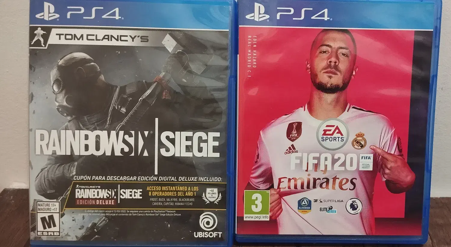 بازی rainbowsix و fifa2020 برای ps4|کنسول، بازی ویدئویی و آنلاین|زنجان, |دیوار