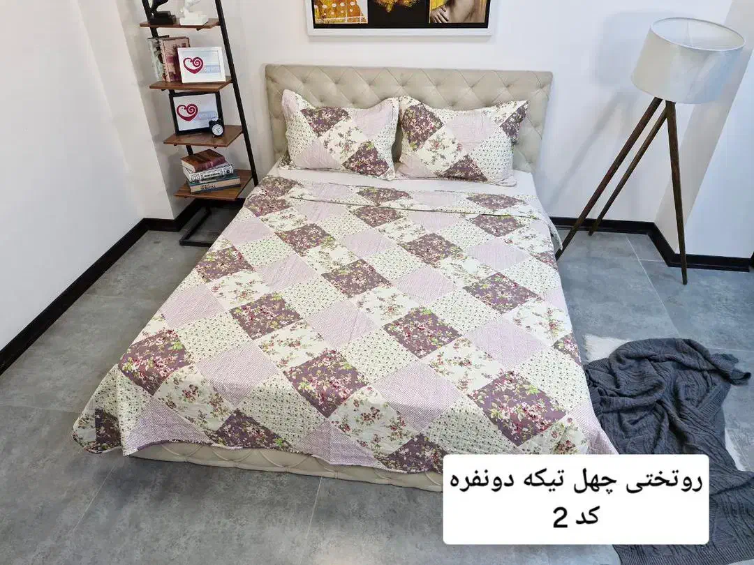 فروش تکی و عمده روتختی چهل تیکه کتان نخ ترک|سرویس روتختی|قزوین, |دیوار