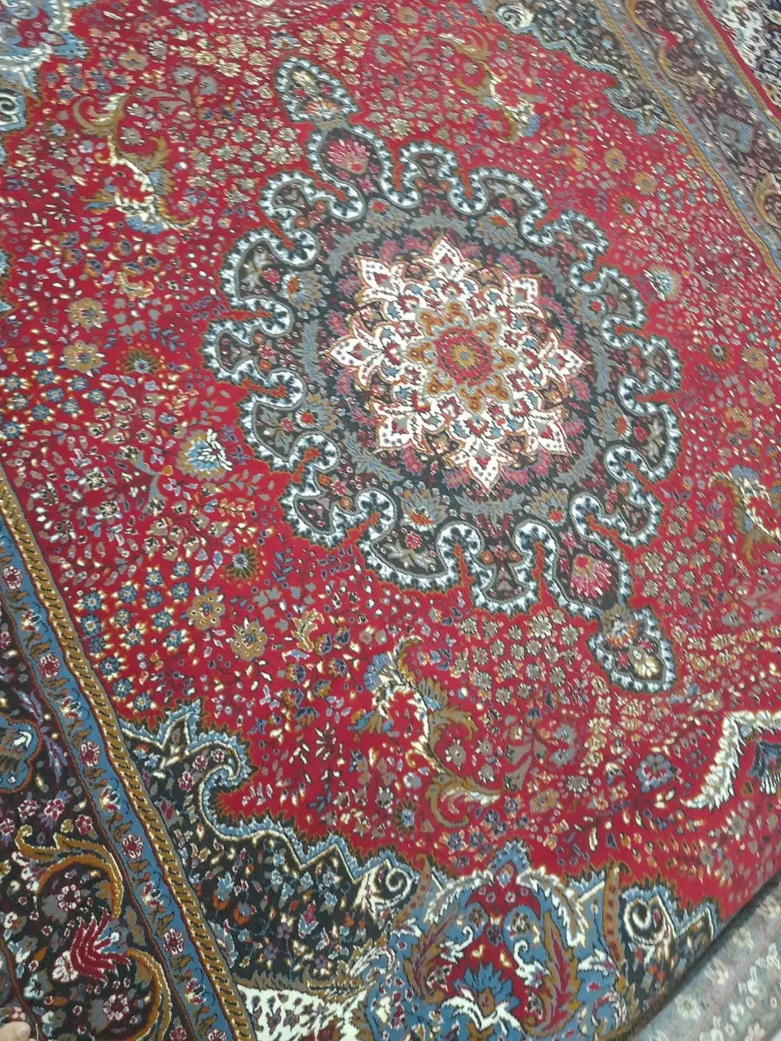 فرش ماشینی|فرش|قمصر, |دیوار