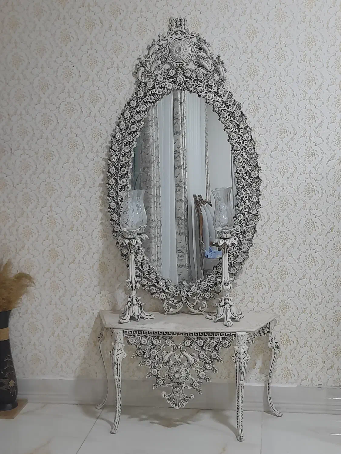 آینه کنسول|بوفه، ویترین، کنسول|دورود, |دیوار