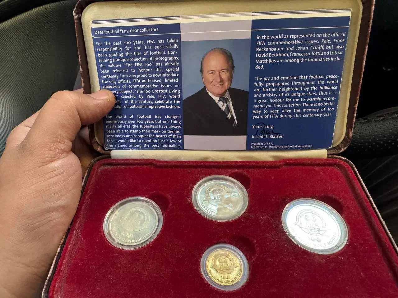 کلکسیون فیفا با چهار عدد سکه1904-2004|کلکسیون سکه، تمبر، اسکناس|تهران, پونک|دیوار