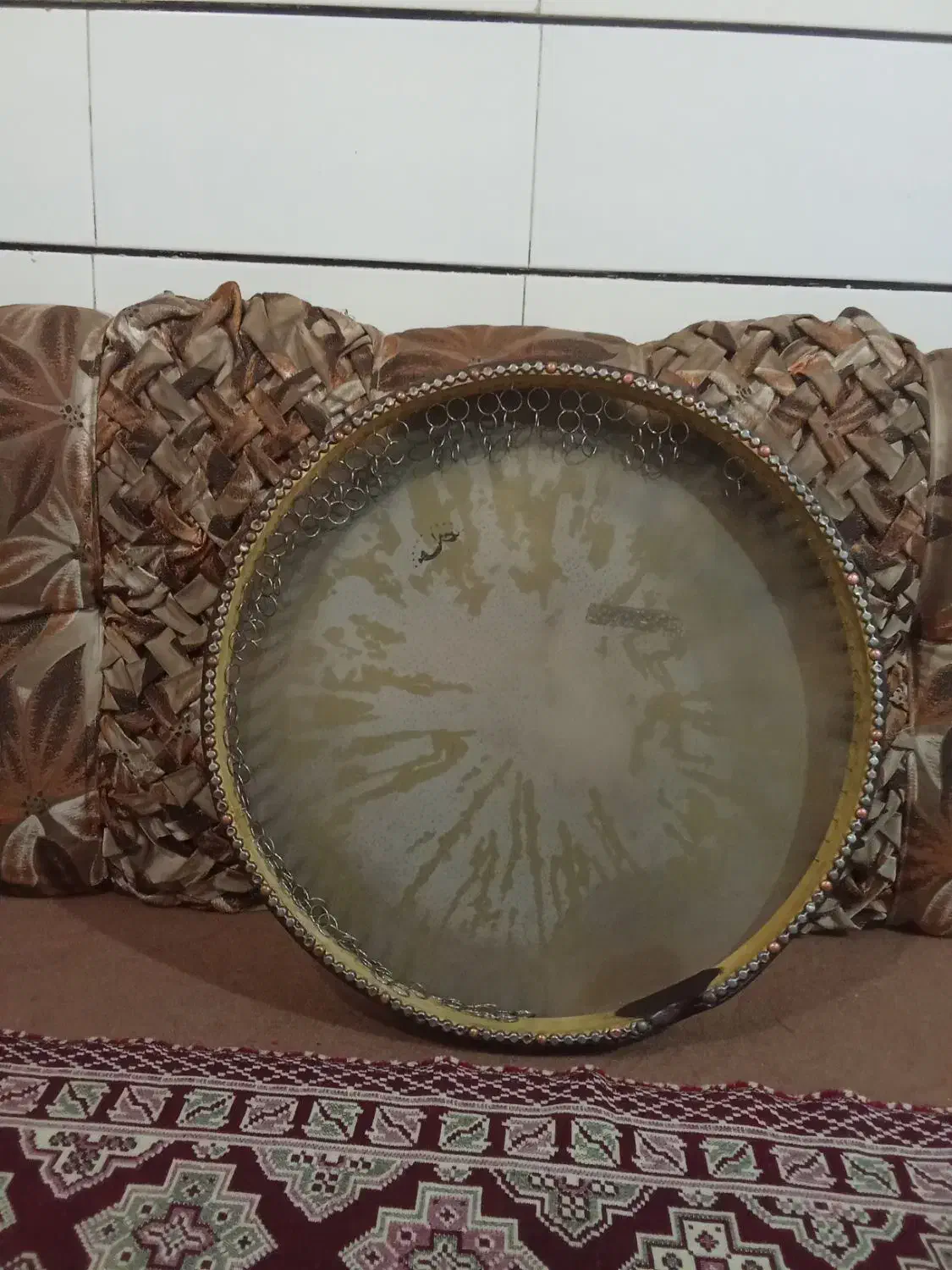 ساز دف|سازهای سنتی|مبارکه, |دیوار