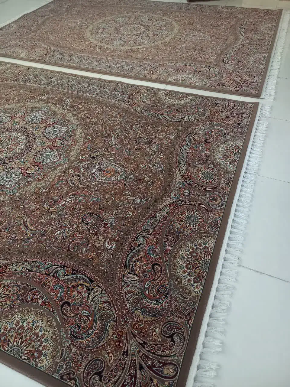 جفت فرش ۶متری ۷۰۰شانه ۲۵۵۰تراکم دستباف گونه|فرش|کرج, کمال‌شهر|دیوار